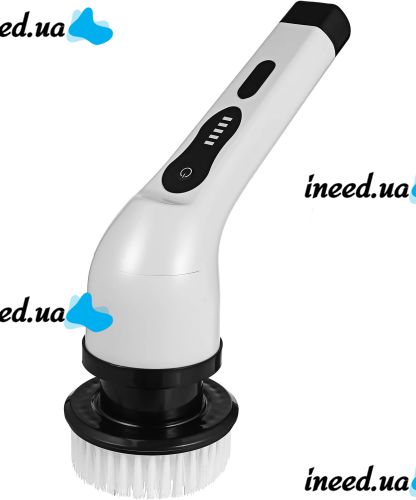 Беспроводная щетка Electric Cleaning Brush JY-6010 9в1 с насадками для влажной уборки, Аккумуляторная электрощетка ECB-888 с телескопической ручкой