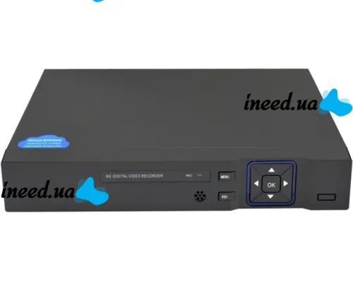 Проводной видеорегистратор DVR UKC CAD 1204 AHD 4 канальный, Сетевой IP Регистратор на 4 камеры для видеонаблюдения и управления камерами Черный
