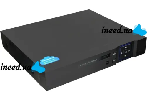 Проводной видеорегистратор DVR UKC CAD 1204 AHD 4 канальный, Сетевой IP Регистратор на 4 камеры для видеонаблюдения и управления камерами Черный