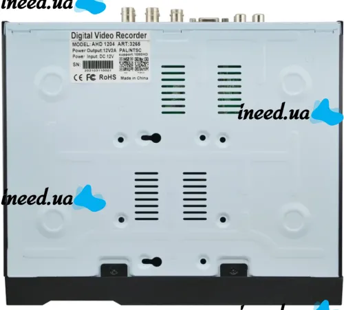 Проводной видеорегистратор DVR UKC CAD 1204 AHD 4 канальный, Сетевой IP Регистратор на 4 камеры для видеонаблюдения и управления камерами Черный