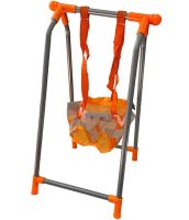 Детский набор Baby Play House CS0848-7A Лисички качели шезлонг качалка коляска и кукла, Комплект с куклой и аксессуарами для куклы и игрушек
