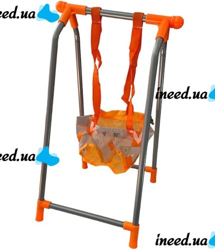 Детский набор Baby Play House CS0848-7A Лисички качели шезлонг качалка коляска и кукла, Комплект с куклой и аксессуарами для куклы и игрушек