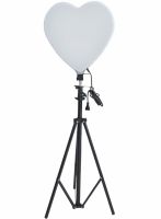 Светодиодная лампа для фото в виде Сердца LED Light RL-500 30x49 см без штатива для фото и видео, Студийная селфи лампа видеосвет 3 режима с пультом