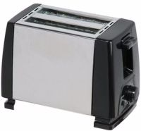 Кухонный зеркальный тостер Crownberg CB-1106 750W на 2 тоста хлеба с регулировкой температуры и кнопкой стоп, Электротостер ВН-002B со съемным поддоном Серебристый