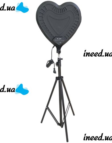 Светодиодная лампа для фото в виде Сердца LED Light RL-500 30x49 см без штатива для фото и видео, Студийная селфи лампа видеосвет 3 режима с пультом