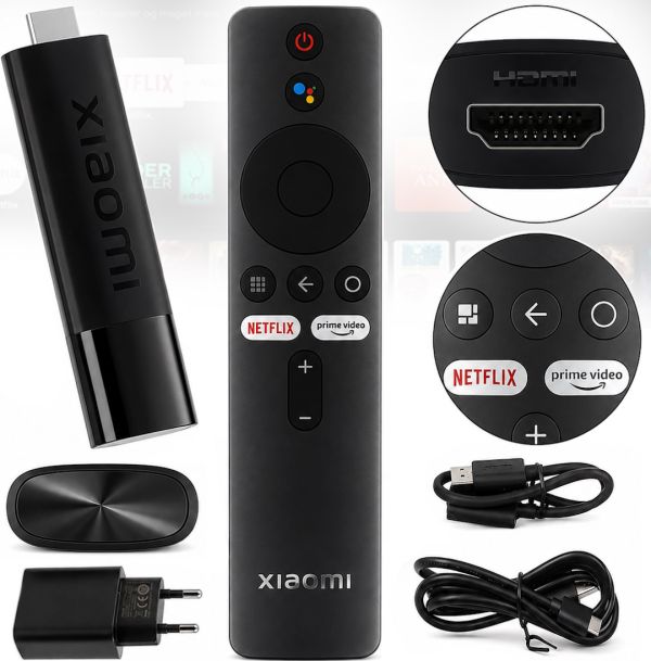 Xiaomi Mi TV Set-top Box MDZ-27-AA 4K Global 2GB/8GB, Android 11 Media Player, Smart TV Set-top Box with Remote Control Black