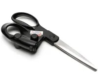 Швейные ножницы с лазерным указателем Laser Scissors LP01 21 см портняжные ножницы для кроя и шитья с лазером для точного разрезания ткани и бумаги