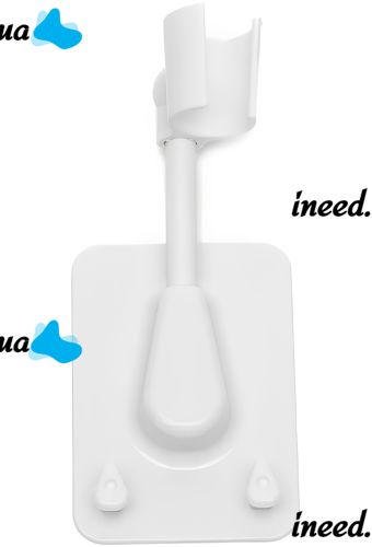 Настенный держатель для душевой лейки Shower Holder AND-129 универсальное вращающиеся крепление с 2 крючками для ручного душа на присоске в ванную