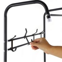 Outdoor clothes rack Corridor Rack 170X35 cm mobile vertical storage rack with shoe shelves, rack hanger in the hallway