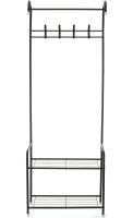 Outdoor clothes rack Corridor Rack 170X35 cm mobile vertical storage rack with shoe shelves, rack hanger in the hallway