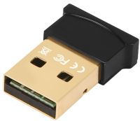 Мини адаптер USB Bluetooth v5.0 с поддержкой микрофона для ПК, беспроводной блютуз стерео приемник передатчик для PC Windows 7, 8, 10 Черный