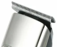 Бездротова акумуляторна USB машинка VGR V-008 для стрижки вусів і бороди, портативний акумуляторний тример бритва для чоловіків Сріблястий