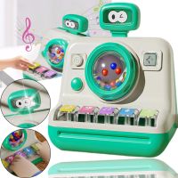 Montessori MSS-011 Children's Toy Piano with Light and Sound Effects, Beiyu Electronic Synthesizer with Simulated Camera Flash for Children