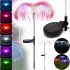 Garden Decorative RGB Lantern Jellyfish Solar Lawn Lamp 85cm Outdoor Lawn Lamp Torch 7 LED Colors on Solar Panels in the Ground BL LC7