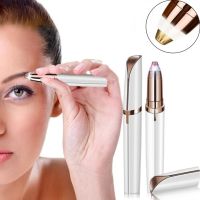 Женский эпилятор для бровей Finishing Touch Flawless Brows, Портативный триммер электробритва для удаления волос на батарейках Белый