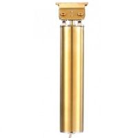 Беспроводная окантовочная машинка VGR V-065 для стрижки волос и бороды 10W, Аккумуляторный триммер бритва для бритья со сменными насадками Золотой