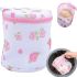 Underwear Washing Container Bag AND254 13x16 cm, Mesh Container Bag for Delicate Washing, Mesh Bra Case Pink