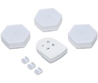 Светодиодный сенсорный светильник соты Voltronic YT-311 15W LED набор настенных ламп светильников 3 шт на батарейках с пультом Voltronic