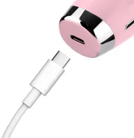 Акумуляторний мікрострумовий масажер Neck Beauty Device HY69 7 режимів міостимулятор для підтяжки та ліфтингу шкіри обличчя і шиї з дисплеєм і підсвічуванням