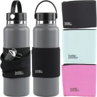 Чехол с карманом для спортивной бутылки Bottle Pocket до 1 л тканевый карман органайзер для хранения смартфона, ключей, карточек и наушников