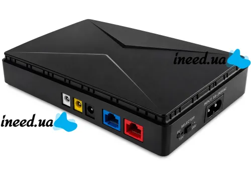 Источник бесперебойного питания UPS Andowl Q-UP900 для Wi-Fi роутера 5V 9V 12V Power Bank 8800mAh бесперебойник 18W для модема коммутаторов и камер