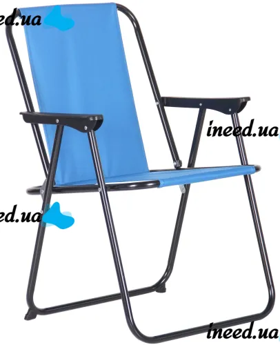 Folding chair AMF Picnic CCS022 Travel Picnic, up to 150kg, Oxford, Folding chair with armrests, camping, fishing Blue