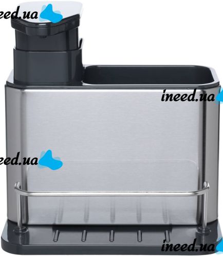 Диспенсер с дозатором для моющего Clean Storage Rack TH3700 3 в 1 органайзер для столовых приборов с подставкой и сливом для воды на мойку PK-1
