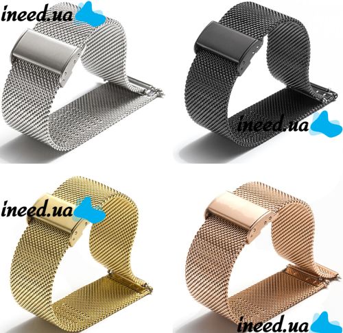 Ремешок для смарт часов Apple Watch 42, 44, 45, 49 мм плетение миланская петля, металический сетчатый браслет на эпл вотч
