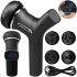 Ручний масажер Vibro Booster Massager GM-263 бездротовий масажний пістолет для всього тіла, вібромасажер на акумуляторі від USB Чорний MAG-900