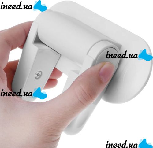 Универсальный детский замок блокиратор BingoKid Door Lever Lock защита ограничитель на дверные и оконные ручки на клейкой основе для детей Белый