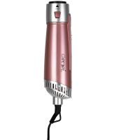 Мультистайлер для укладки Gemei GM-4831 7 в 1 фен щетка с насадками 2200W плойка щипцы Gemmy для сушки, завивки, выпрямления и объема волос Розовая