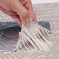 Heavy duty aluminum coated adhesive tape Butyl Self-Adhesive 1.2mm x 5cm x 10m, Aluminum Waterproof Adhesive Foil Scotch 10m Silver