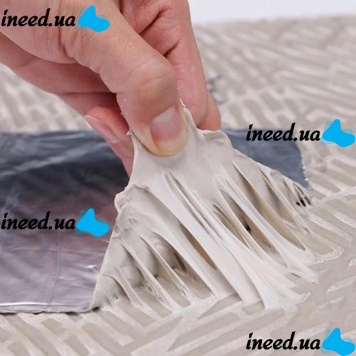Heavy duty aluminum coated adhesive tape Butyl Self-Adhesive 1.2mm x 5cm x 10m, Aluminum Waterproof Adhesive Foil Scotch 10m Silver