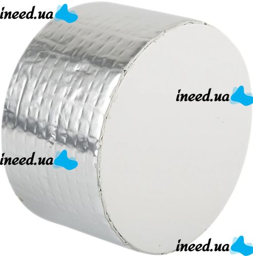 Heavy duty aluminum coated adhesive tape Butyl Self-Adhesive 1.2mm x 5cm x 10m, Aluminum Waterproof Adhesive Foil Scotch 10m Silver