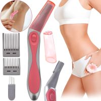 Женский триммер Bikini Hair Remover and Trimmer электрический эпилятор для удаления волос в области бикини, электробритва с насадками на аккумуляторе