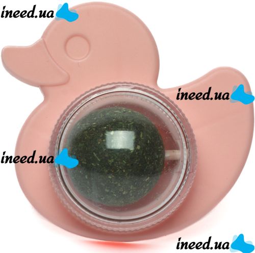 Игрушка лакомство шарик с кошачьей мятой Cat Mint Toy Ball AND LY-757 вращающийся ролик из натуральной мяты, вкусняшка мята на липучке для котов