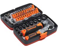 Набор отверток с трещоткой Torx Ratchet GS227 68 в 1 ручной комплект инструментов с храповым механизмом, битами и насадками в пластиковом кейсе