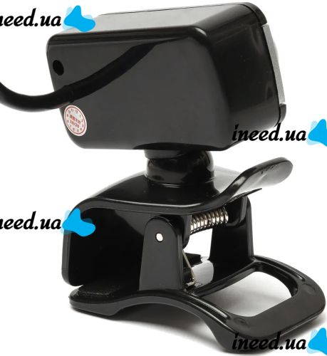 Проводная веб камера с микрофоном Digital HD Camera RD517 640х480 универсальная внешняя USB веб-камера на прищепке для ПК компьютера и ноутбука Черная