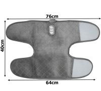 Универсальный массажер бандаж коленного сустава Massaging Sharper Image с подогревом, Согревающий наколенник грелка на колено и плеч 5 режимов Серый