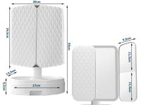 Настольное тройное зеркало Led Lighted WX-810 с подсветкой и органайзером для хранения косметики, Косметическое аккумуляторное зеркало с увеличением