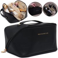Косметичка органайзер для хранения косметики Rose Of Mon's Land Beauty Box Bag женская дорожная сумка с ручкой, водонепроницаемая Mons Черная
