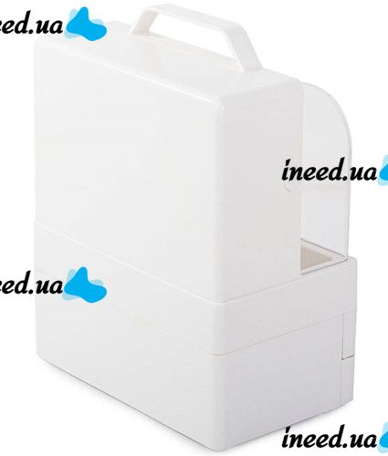 Настольный органайзер для хранения косметики Cosmetic Storage Box GW-880 косметическая полочка 4 секции с выдвижными ящиками и ручкой Белая