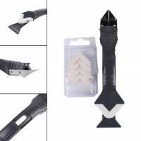 Пластиковый силиконовый шпатель скребок для герметика и силикона Silicon Trowel Scraper GS-3991P, Набор из 5 насадок для удаления заделки швов