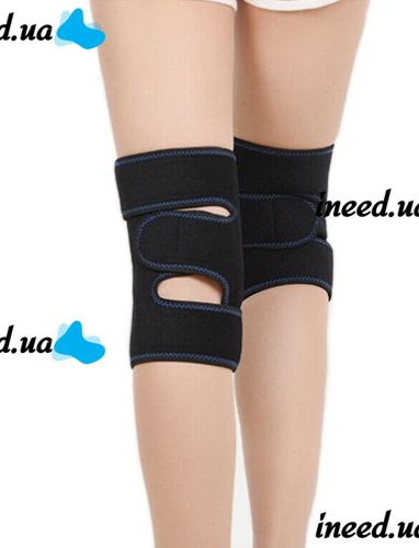 Турмалиновый наколенник с магнитными вставками Self-heating Knee Brace XL-332 с согревающим эффектом Эластичный бандаж грелка на колено с подогревом
