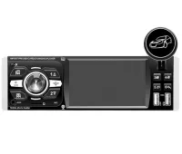 Автомагнитола 1DIN Pioneer 4051AI с дисплеем 4,1" дюймов и пультом ду, Автомобильный плеер Пионер с держателем телефона MP3 USB SD Bluetooth Черная