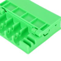 Форма шампур Multifunction Quic Pass through machine для нанизывания шашлыка мяса и овощей, Трафарет для надевания мясных рулетиков Зеленый