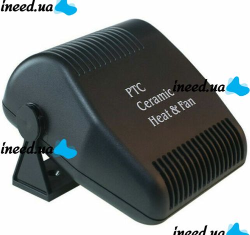 Автомобильный обогреватель салона от прикуривателя Auto Heater HJ-701 Fan 12 volt DC 150W, Тепловентилятор дуйка HJ701 для авто 150 Вт Черный