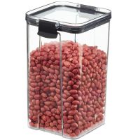 Набор контейнеров для сыпучих Food Storage Container Set 8 емкостей, прозрачные органайзеры, баночки для хранения пищевых продуктов, круп с крышками