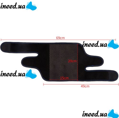 Турмалиновый наколенник с магнитными вставками Self-heating Knee Brace XL-332 с согревающим эффектом Эластичный бандаж грелка на колено с подогревом