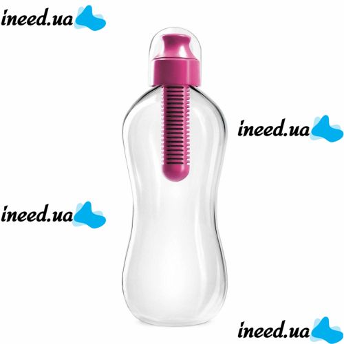 Спортивная герметичная бутылка с фильтром для питьевой воды Water Filter Bottle, объемом 550 мл для занятий спортом, Мягкая бутылка для очистки воды